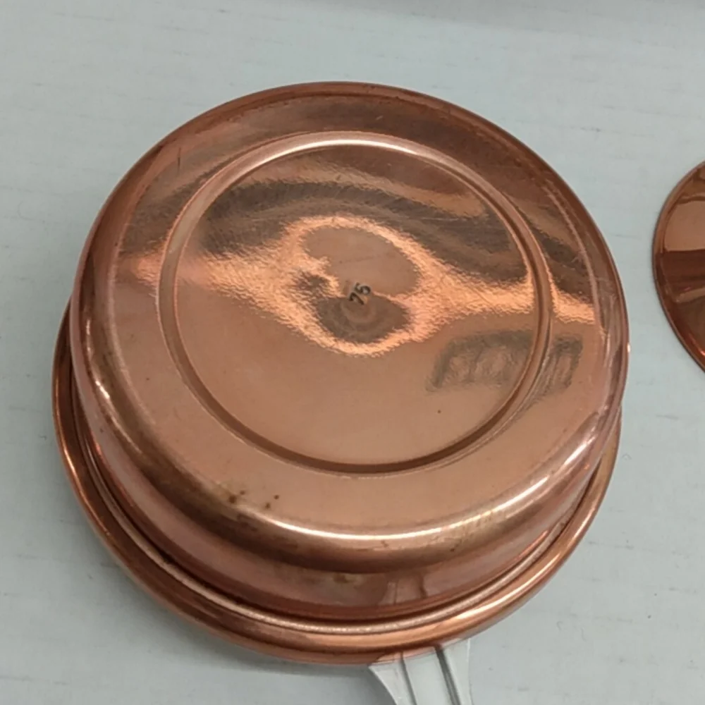Revere Ware Limited Edition Flame Set Copper and Brass Unused in Box #8069